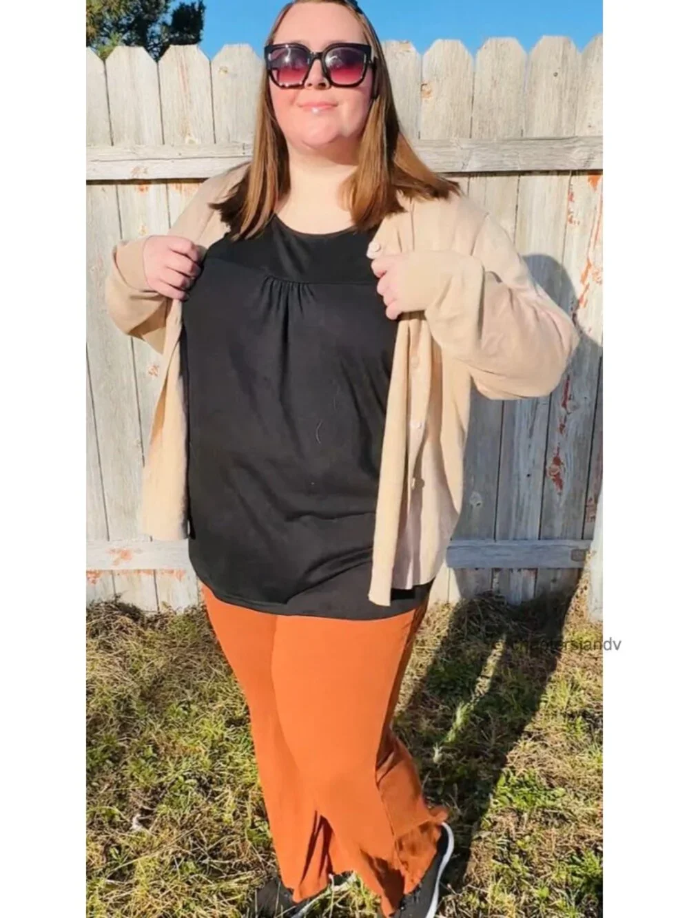 Plus Size Long Sleeve Crewneck Cardigan Lightweight Knit Button Down